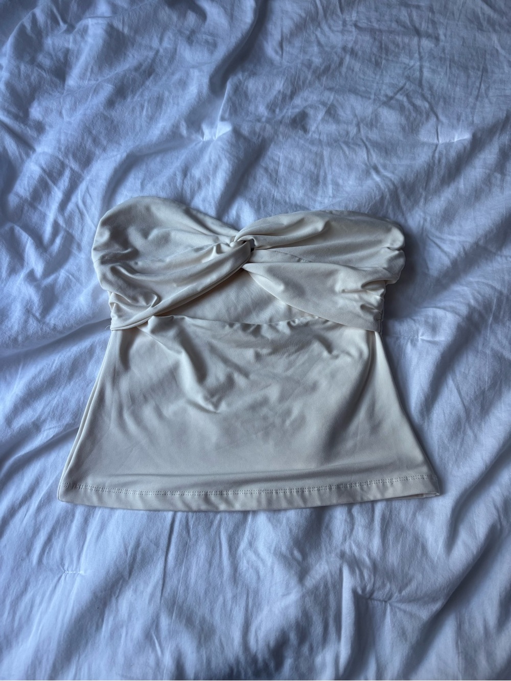 Cotton Candy LA Cream Twist Front Tube Top